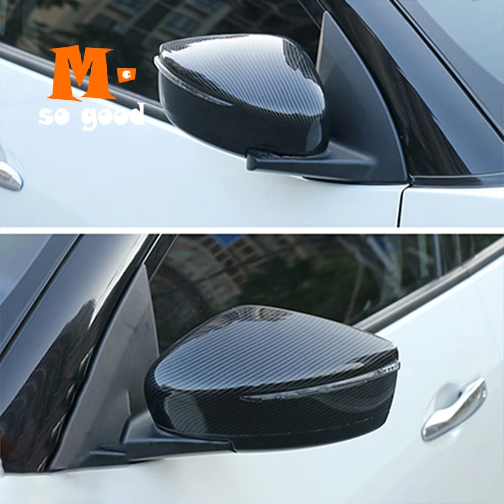 ABS Chrome For Nissan Kicks 2016 17 18 19 2020 Car side door rearview mirror decoration Cover Trim Car Styling Accessories