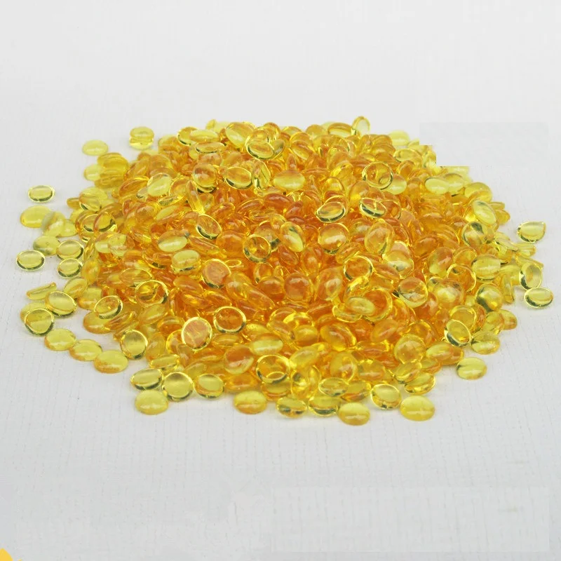 1000g/Pack Ellipse Keratin Glue Hair Extensions Wallet Edge Banding Yellow Transparent Colloidal Particle Hotmelt DIY Accessory