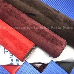 Self-adhesive suede four-sided elastic suede car interior modificatio Alcantara Car roof ABC column door panel workbench replace