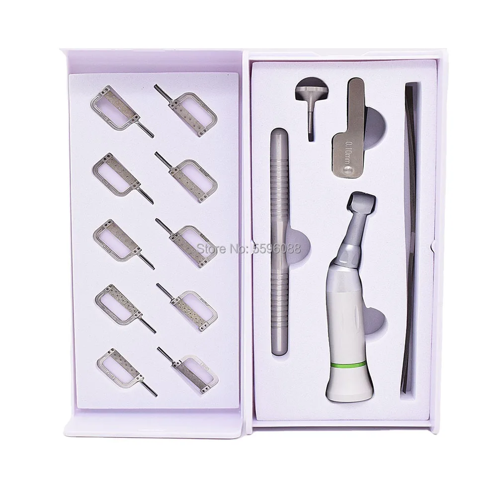 Orthodontic tools 4:1 Dental Interproximal Enamel Gauge Measure Tooth Gap  Contra Angle Handpiece Reciprocating IPR System