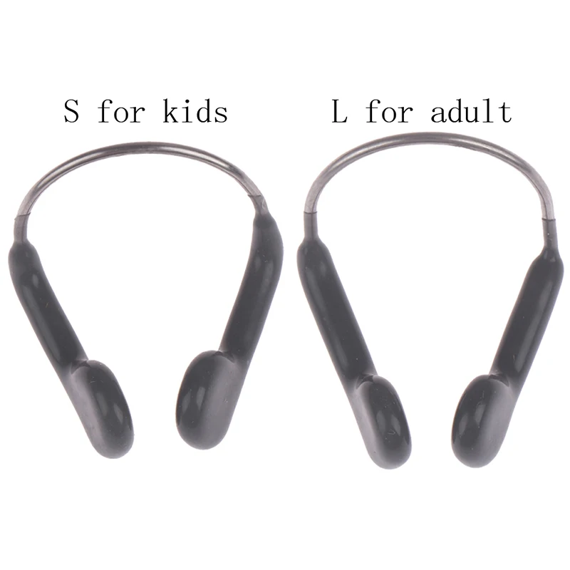 Soft Silicone Steel Wire Nose Clip Durable No-skid for Swimming Diving Water Sports Nose Clip Skin Color Swimming Accessories