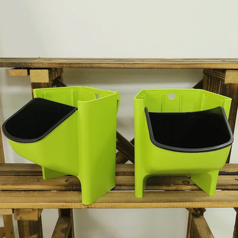 1/2/4/6/8Pcs ดอกไม้หม้อสวนอุปกรณ์ปลูก Stackable แนวตั้งแขวนดอกไม้หม้อสำหรับระเบียงสวน Yard ปลูกดอกไม้