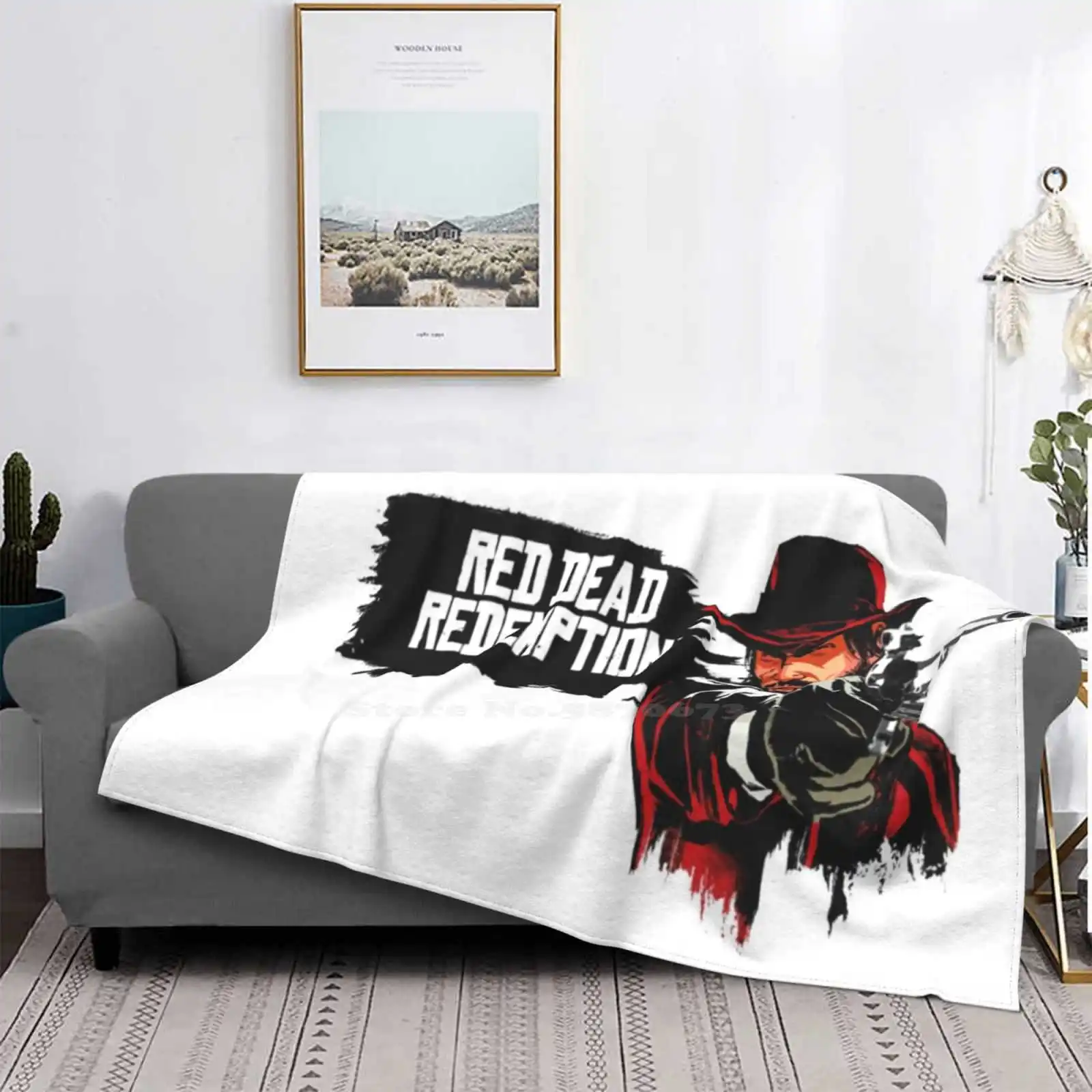 Redemption 2 R Redemption All Sizes Soft Cover Blanket Home Decor Bedding Redemption 2 R Redemption Logo Arthur Morgan Cowboy