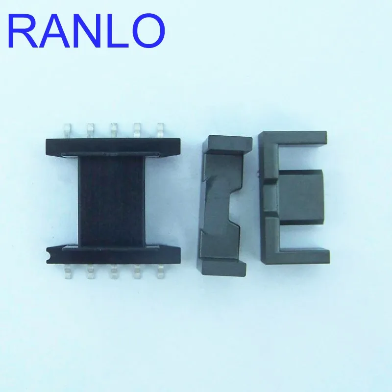 RANLO EFD25 SMD 10pin Transoform Frame Bobbin PC40 Ferrite Core AL: 2240+/-25% Ae: 56.39