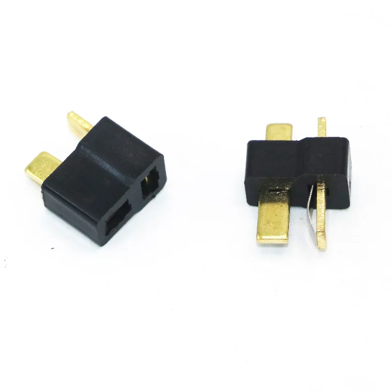 10 / 20 / 50 /100 pair Black T Plug Connectors Male Female for Deans For RC Lipo Battery Helicopter (10pair)