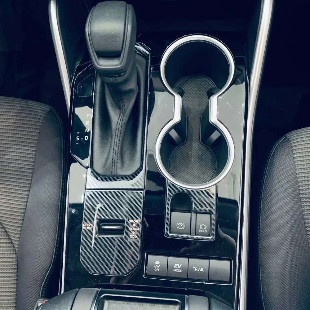 

For Toyota Highlander 2021 2022 Car Interior Center Console Gear Shift Panel Cover Trim Handbrake Button Trims Car Accessories