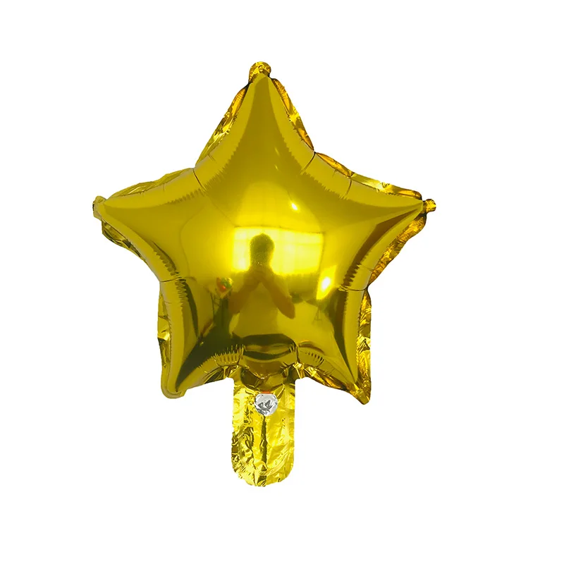 10pcs/Lot 10 Inch Five-pointed Star Foil Balloon Baby Shower Wedding Children\'s Birthday Party Decorations Kids Balloons Globos