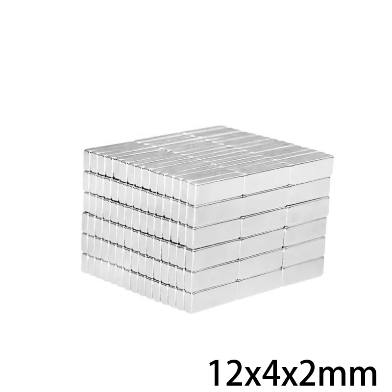 

20 ~ 500 шт., мощные неодимовые магниты 12x4x2 мм