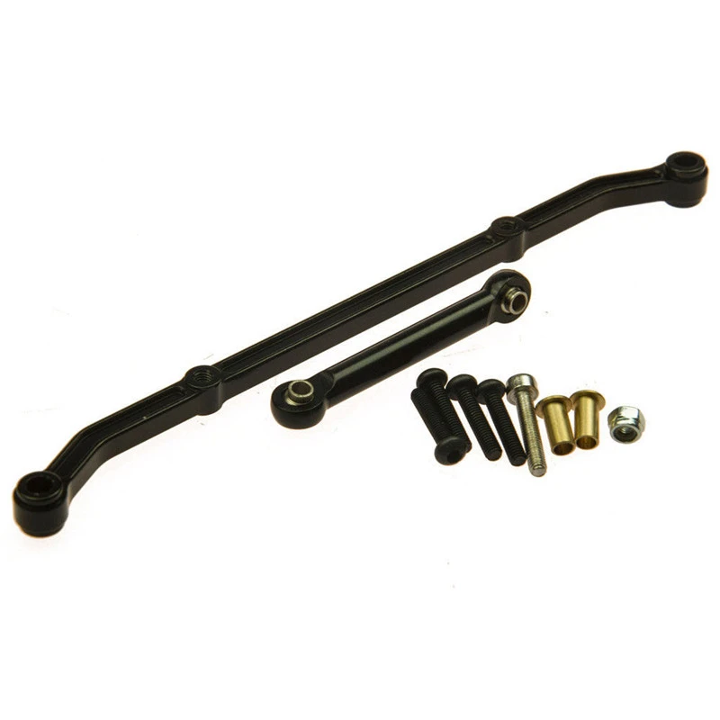 YEAHRUN Aluminum Steering Linkage Link Arm for 1/10 Axial SCX10 RC Rock Crawler Car Upgrade Accessories