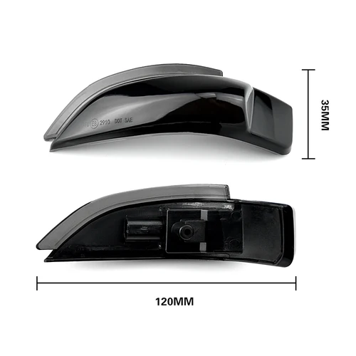 Imagen 2 del producto Luz indicadora de espejo lateral para Toyota Camry Corolla Prius C Venza Avalon Vios Yaris Scion iM, señal de giro dinámica LED
