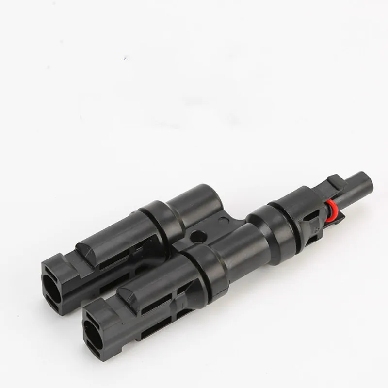 1Pair T Branch Connector for Solar Panel Parallel Connection Multi 2  Branch PV Module Cable Connectors for Solar System