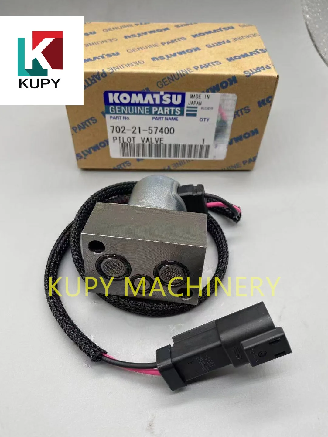 Genuine Quality 702-21-57400 7022157400 FOR KOMATSU PC200-7 PC220-7 PC200-8 SOLENOID VALVE  Hydraulic Pump Solenoid Valve