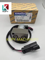 Válvula Solenoide de bomba hidráulica, calidad genuina, para KOMATSU PC200-7, PC220-7, PC200-8, 702-21-57400, 7022157400