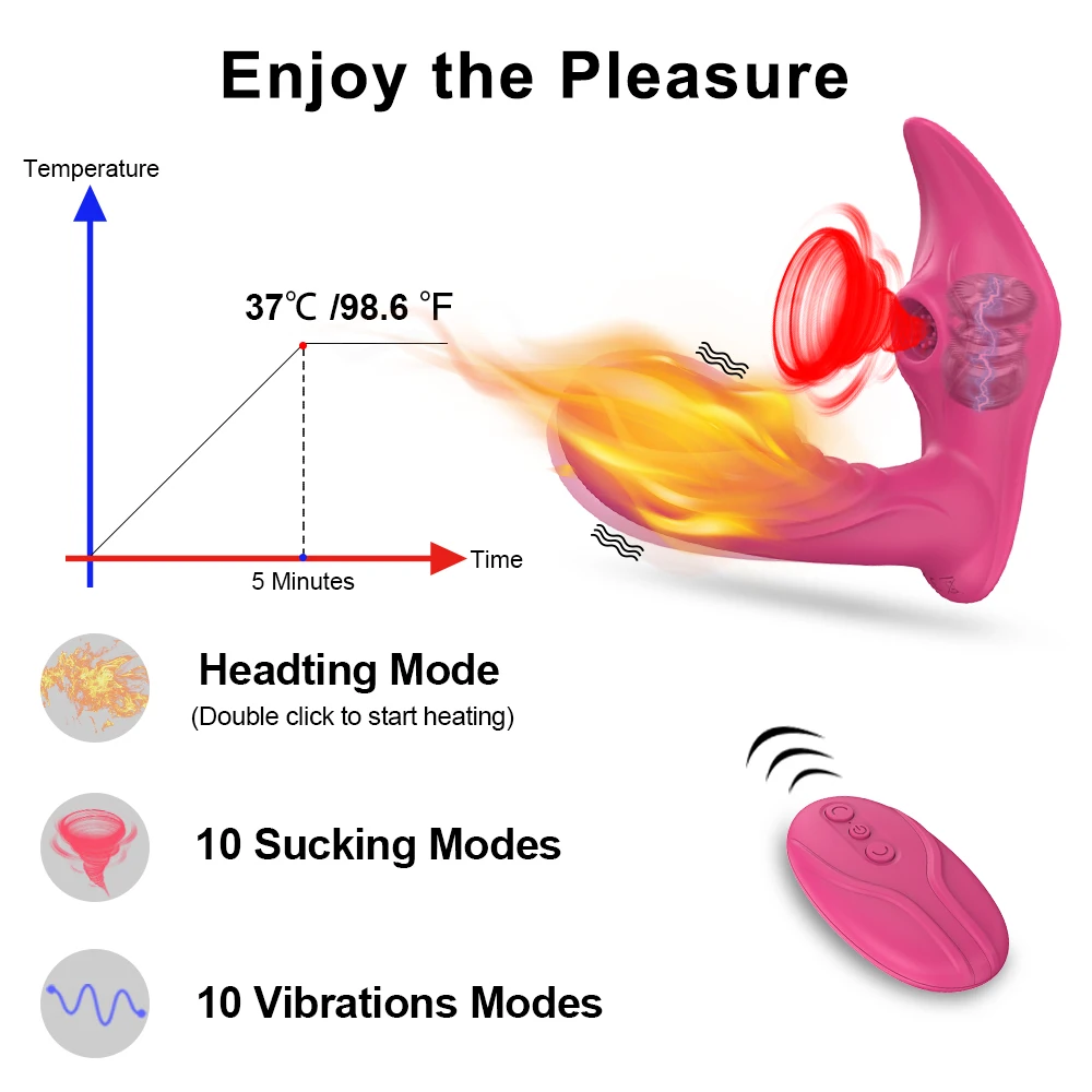 Wireless Remote Control Sucking Vibrator for Women G Spot Clit Sucker Clitoris Stimulator Dildo Sex Toys Goods for Adults Couple