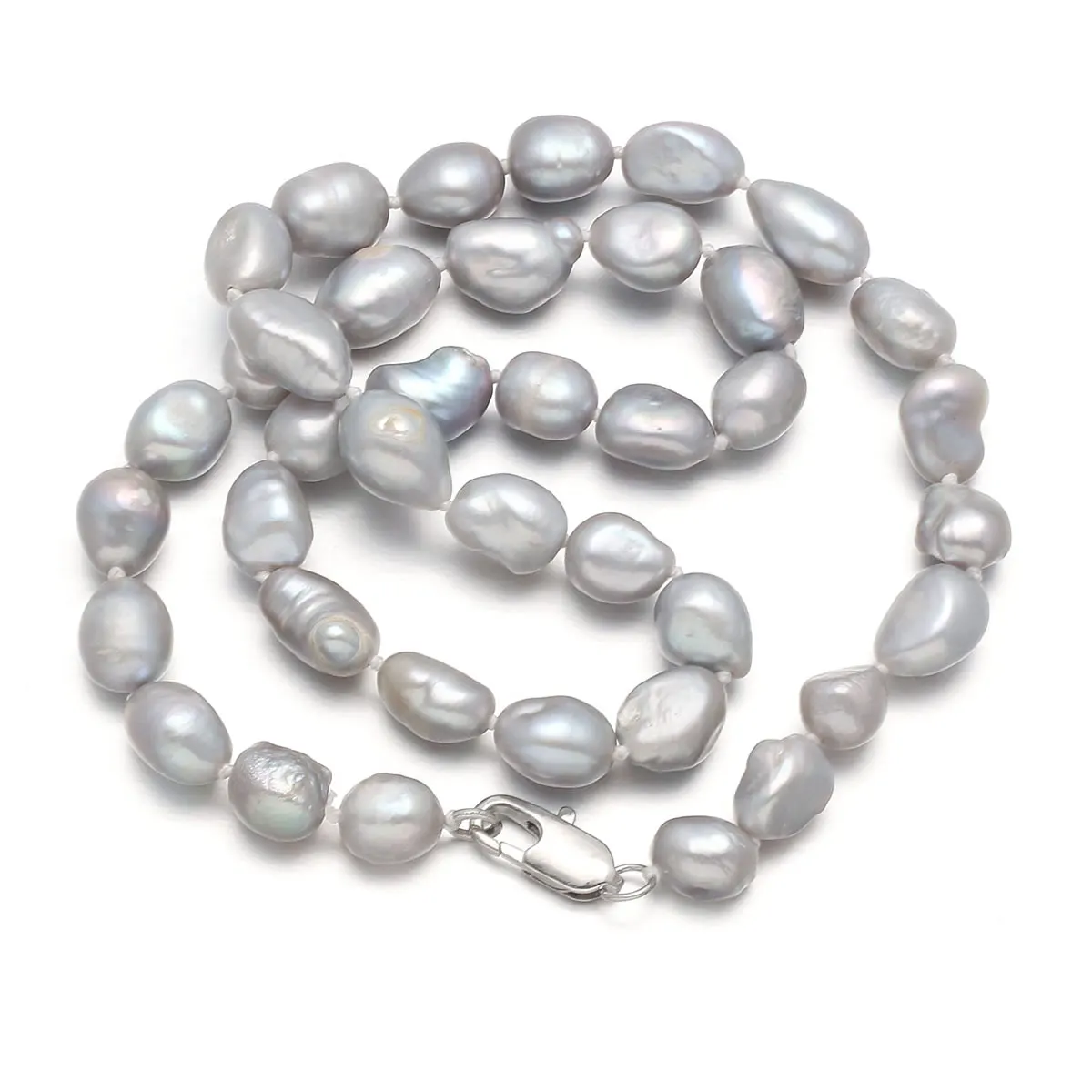 High Quality 100% Natural Freshwater Pearl Irregular Rice-shaped Beads for Jewelry Making DIY Bracelet Necklace 45cm