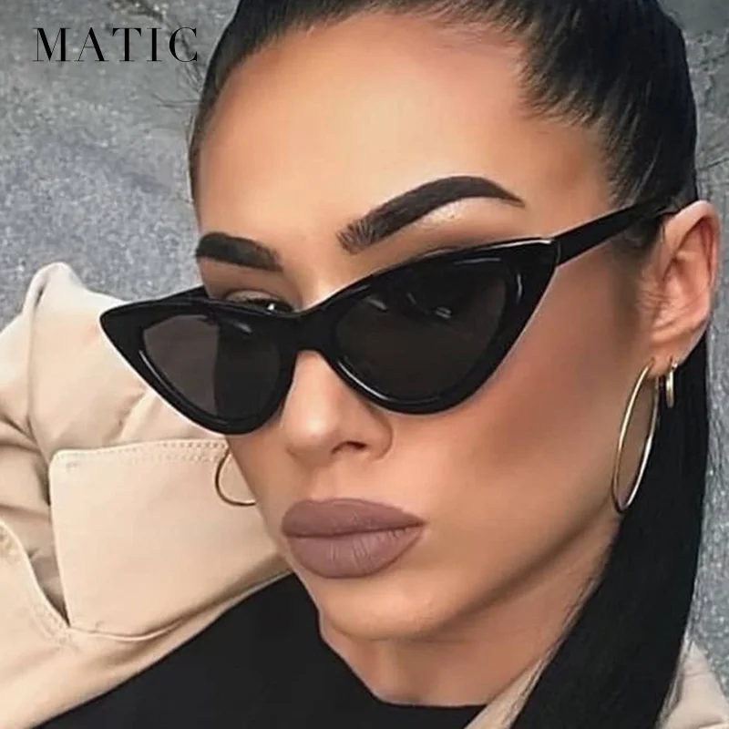 Women Sunglasses Triangle Cat Eyes Sun Glasses Makeup Prom Decoration Accessories For Female Ladies Adornment Eyewear Goggles