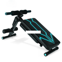 Multifunction Foldable Sit-up Bench Exerciser Trainer Steel Frame Ab Abdominal Fitness Bench Indoor Fitness Equipment Household