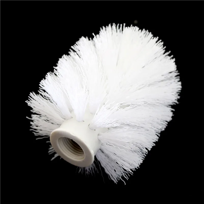 1pcs White Toilet Brush Head Holder Replacement Bathroom WC Cleaning Brush Head Bathroom Accessories Household Cleaning Tools