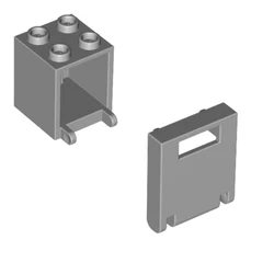 *Mailbox 2x2* 10pcs K4345+4346  DIY enlighten block brick part No.4345+4346 Compatible With Other Assembles Particles