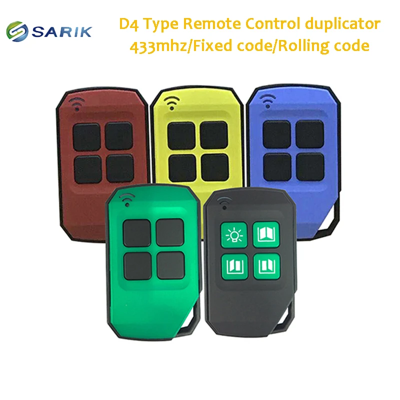 Universal Cloning Duplicator Key Remote Control 433MHZ Clone Fixed and 18 brands of rolling Code For Gate Garage Door