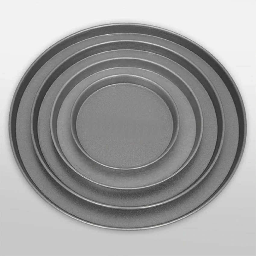 Pizza Pan-Teflon Non-Stick, stainless. SIZES 18 X2cm, 20 X2cm, 26 X2cm