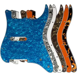 Pleroo Custom Guitar Parts - For US ST Blank Guitar Pickguard with single pickup & control punch holes