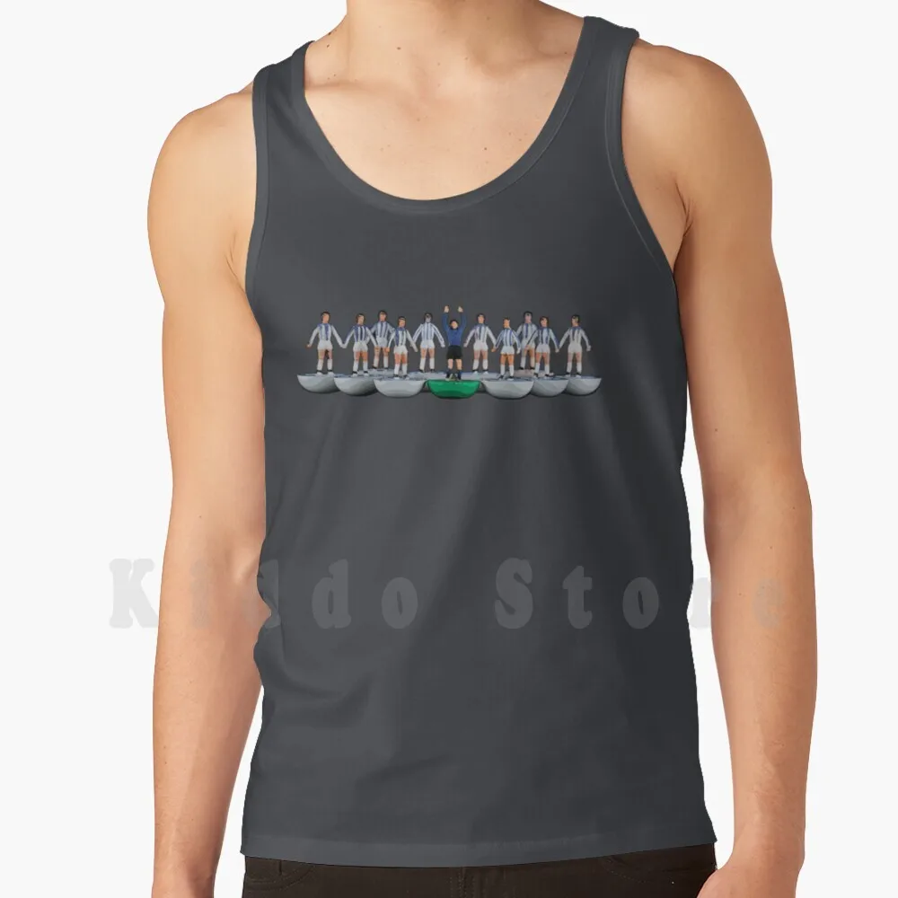 Huddersfield Town / Kilmarnock Subbuteo Inspired Design Tank Tops Vest 100% Cotton Huddersfield Town Football Club