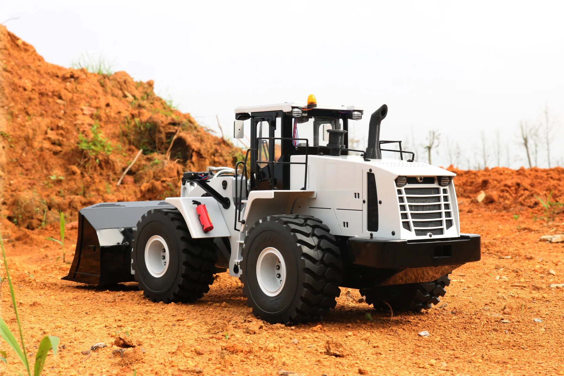 In Stock 1/14 RC Metal Hydraulic Wheel Loader 980L Bulldozer Engineering RTR Model with FS-i6S Christmas Boy Birthday Gift Toys