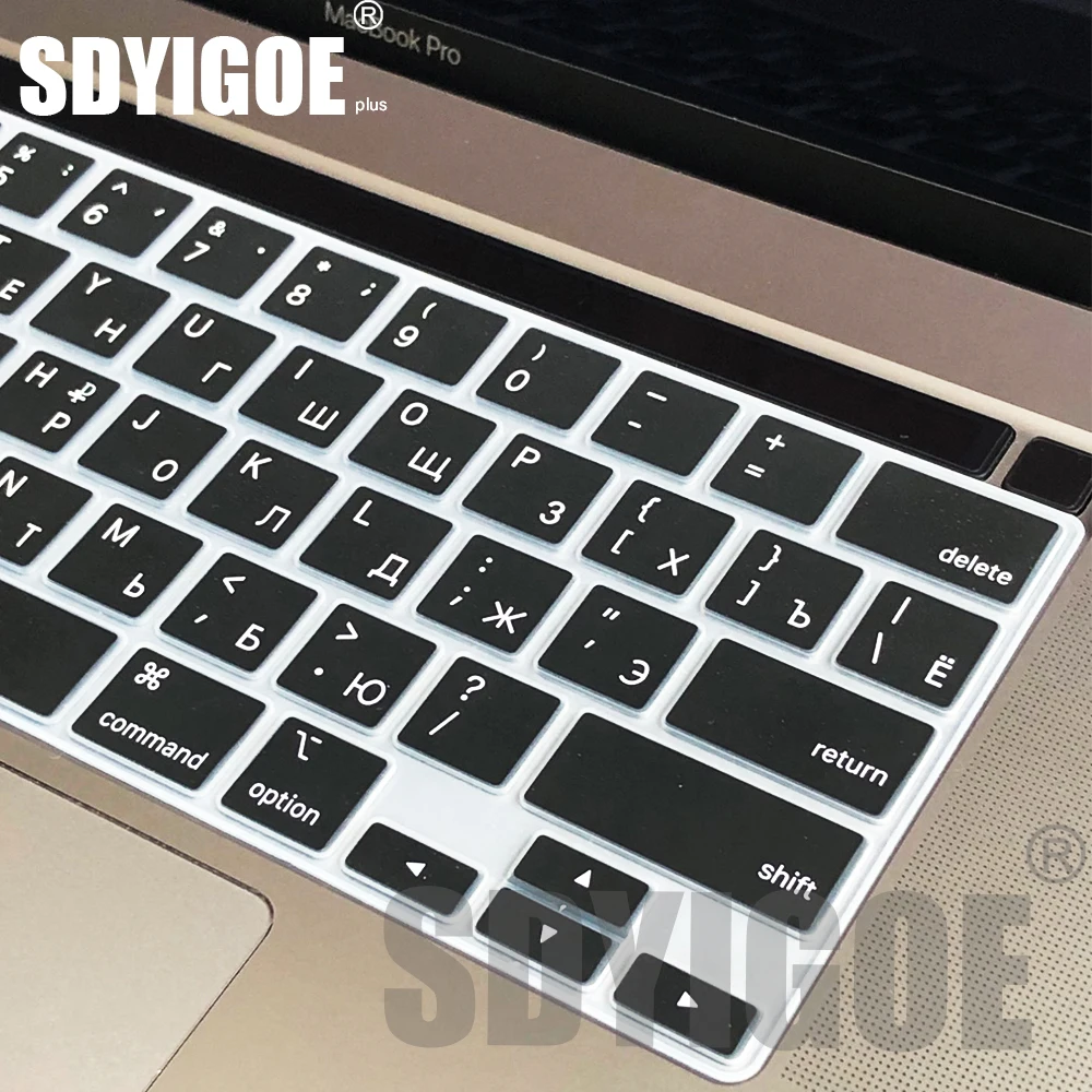 

Laptops Keyboard Cover Silicone Protector For MacBook Pro 13/15/16"M2 A2338A1706A2159 For MacBook Air15" A2941 A2337A1466 Russia