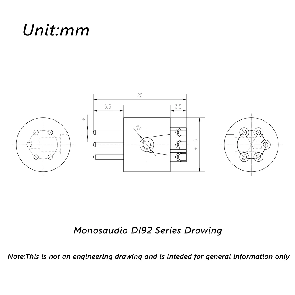 Monosaudio DI92G Plattenspieler 5pin Stecker 24k vergoldet Messing Stecker LP Hifi Recorder Tonearm Tone Arm Stecker Vinyl DIY Jack – Detail 8