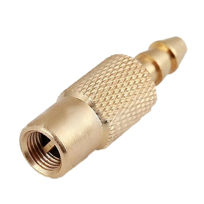 1PC Car Tire Clamp Joint Connector Adapter Car 6mm Brass Tire Valve Joint Inflator Pump Valve