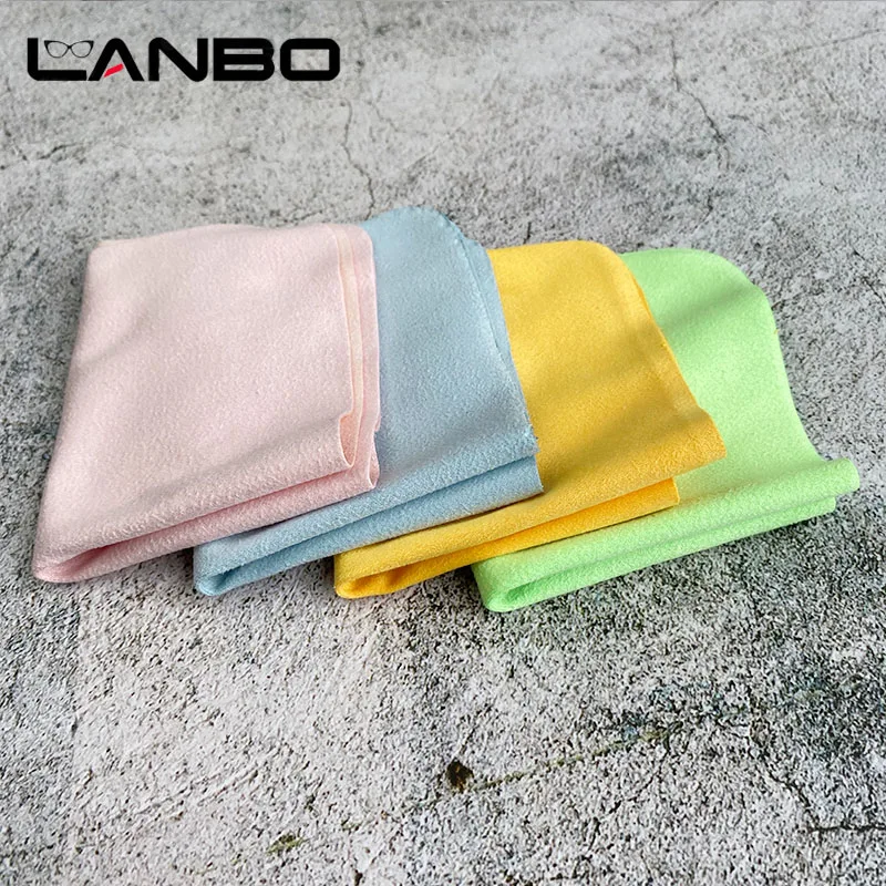 

5 pcs Eyeglasses Chamois Glasses Cleaner Suede Microfiber Glasses Cleaning Cloth For Lens Phone Screen Cleaning Wipes 17*14CM