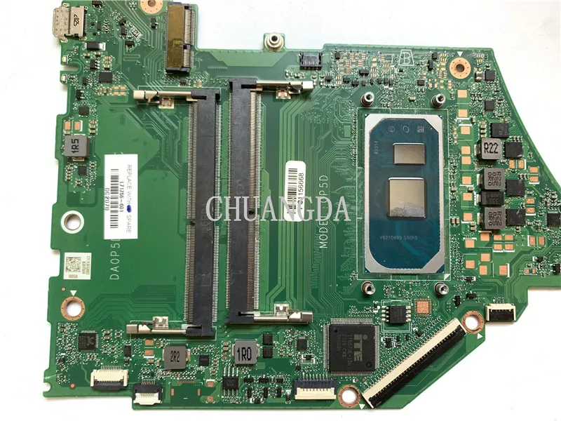 Imagem -03 - Usado Da0p5dmb8c0 Placa-mãe para hp Portátil 15-dy 15s-fq com Pentium Srfg1 5405u 100