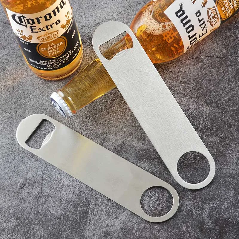 Beer Bottle Opener Keychain Magnet Beer Opener Stainless Steel Wine Opener Beer Soda Bottle Cap Opener Bar Kitchen Accessories