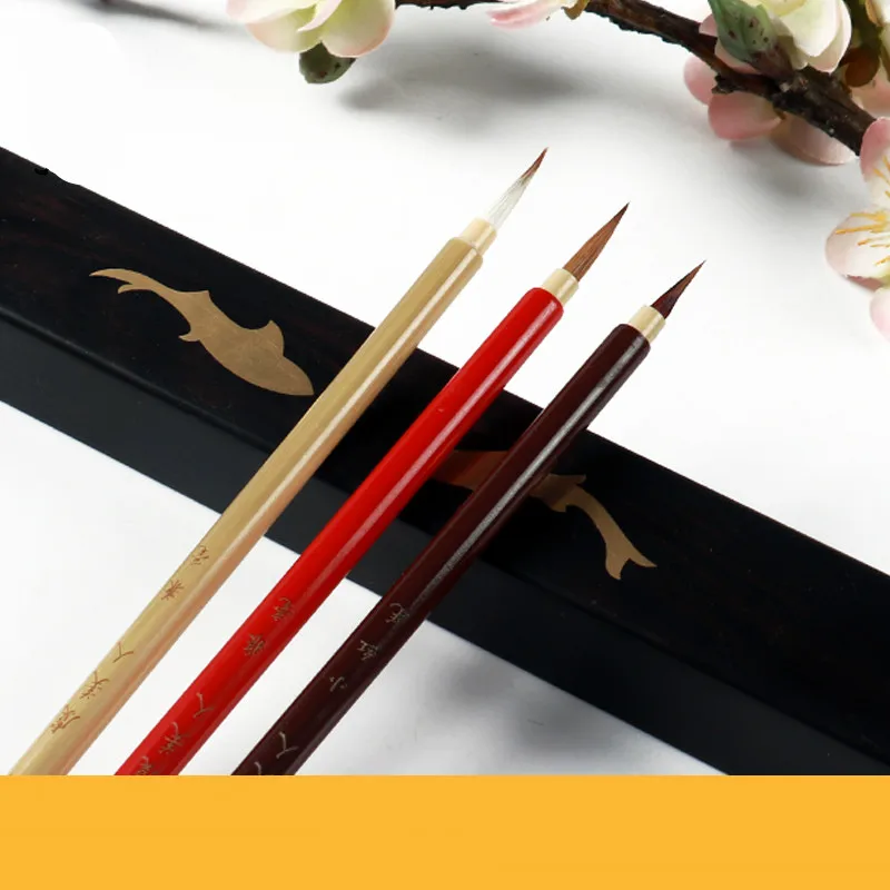 

3pcs Chinese Calligraphy Pen Set Caligrafia Beginner Painting Fine Line Brush Pen Lian Calligraphy Brush Pen Set Tinta China