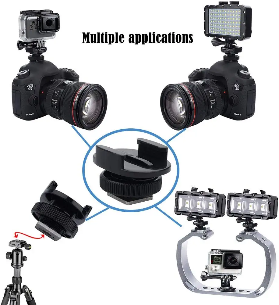 Mount อะแดปเตอร์ยึดอะแดปเตอร์สำหรับกล้อง SLR กล้อง Gopro