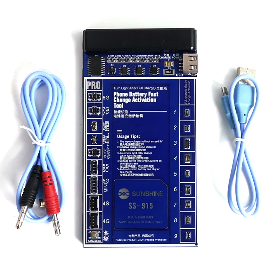SS-915 Ponsel Pintar Built-In Baterai Aktivasi Cepat Pengisian Berlaku untuk Berbagai Android IP4-11/11 pro Pengisian Cepat