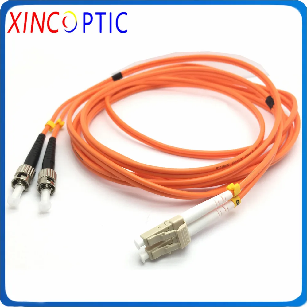 

ST-LC 50 MM Patch Cord,Multimode MM OM2 50/125um OM1 2core Duplex PVC 3.0MM SC to SC/FC/ST/ LCUPC Fiber Optic Patch Cord Cable