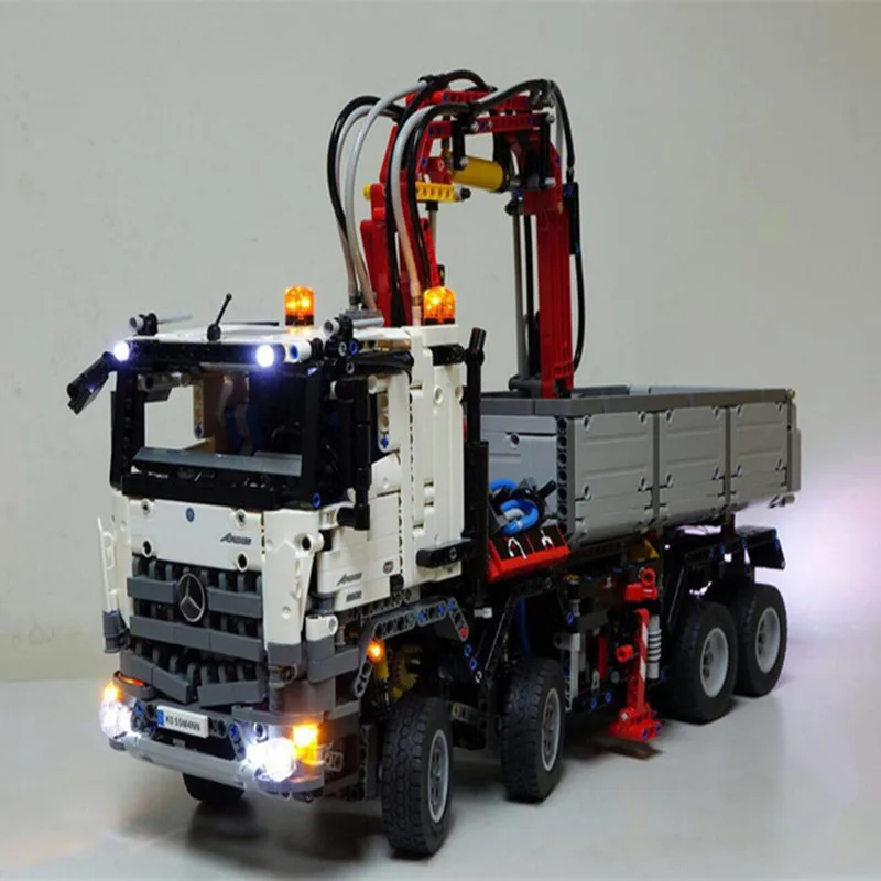 LED light up kit (only light included) for lego 42043 Compatible with technic series the Arocs 3245 truck