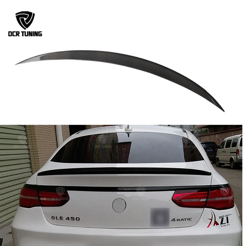 

Carbon fiber rear trunk spoiler For Mercedes GLE coupe Spoiler for Benz GLE class W166 GLE63 AMG GLE 300 400 2015 2016 2017