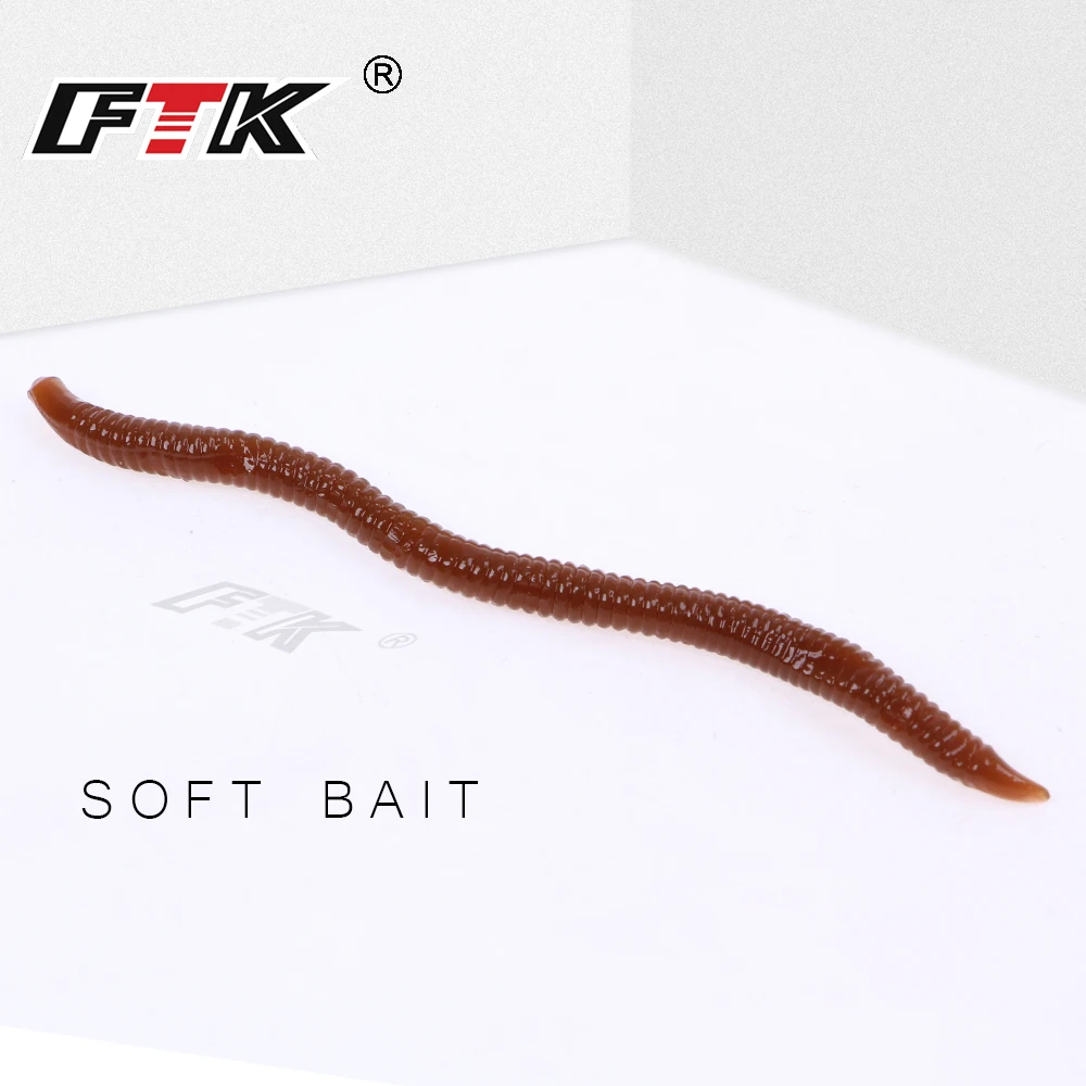 FTK 30pcs Soft Lure Silicone Simulation Earthworms: A Comprehensive Review for Anglers