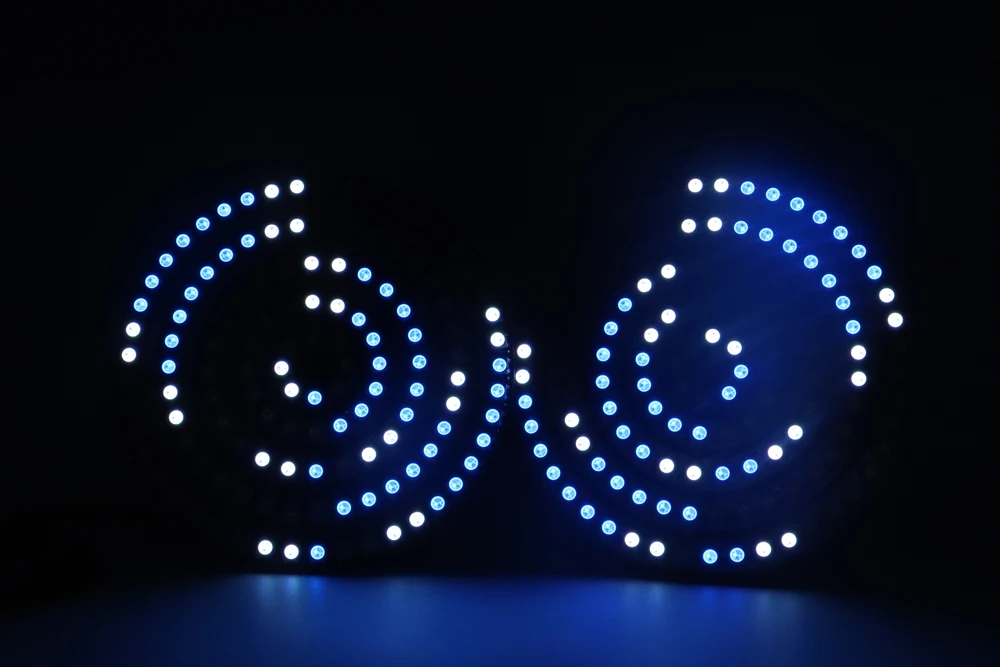 WS2812b LED-Ring Adressierbar 8/16/24/35/45 LEDs 5050 RGB LED-Diodenring Farbige IC-Eingebaute LED – Detail 14