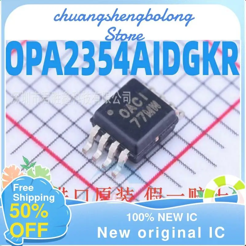 

5 шт. OPA2354AIDGKR OPA2354AIDGK OPA2354AIDGKT OACI новый оригинальный IC