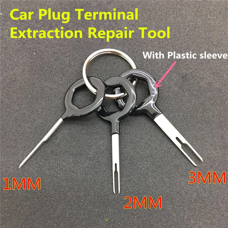 Auto Car Plug Circuit Board Wire Harness Terminal Extraction Pick Connector Crimp Pin Back Needle Remove Tool Set