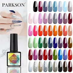 Parkson-Verhéritage à Ongles Gel Soak Off UV LED, Laque de Manucure, Apprêt, Nouvelle Série de Documents Pailletés, 114 Couleurs, 8ml