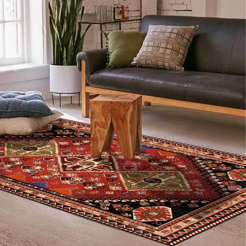 

Persian Style Carpets for Living Room Bedroom Area Rugs Bohemia Study Room Rectangle Floor Mat Morocco Ethnic Home Decor Carpet