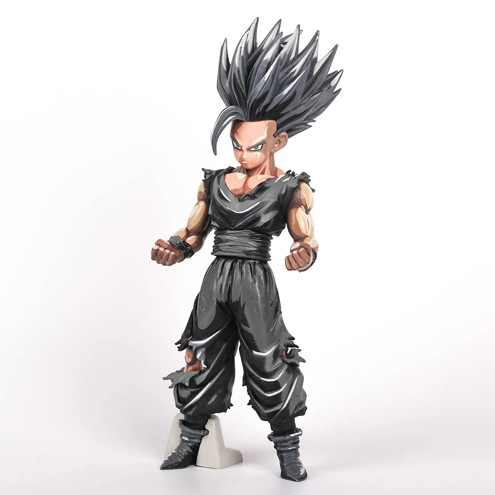 23cm Anime Dragon Ball Z Son Gohan Chocolate Color Version Action Figure Juguetes MSP Figures Toys Doll Black Gohan