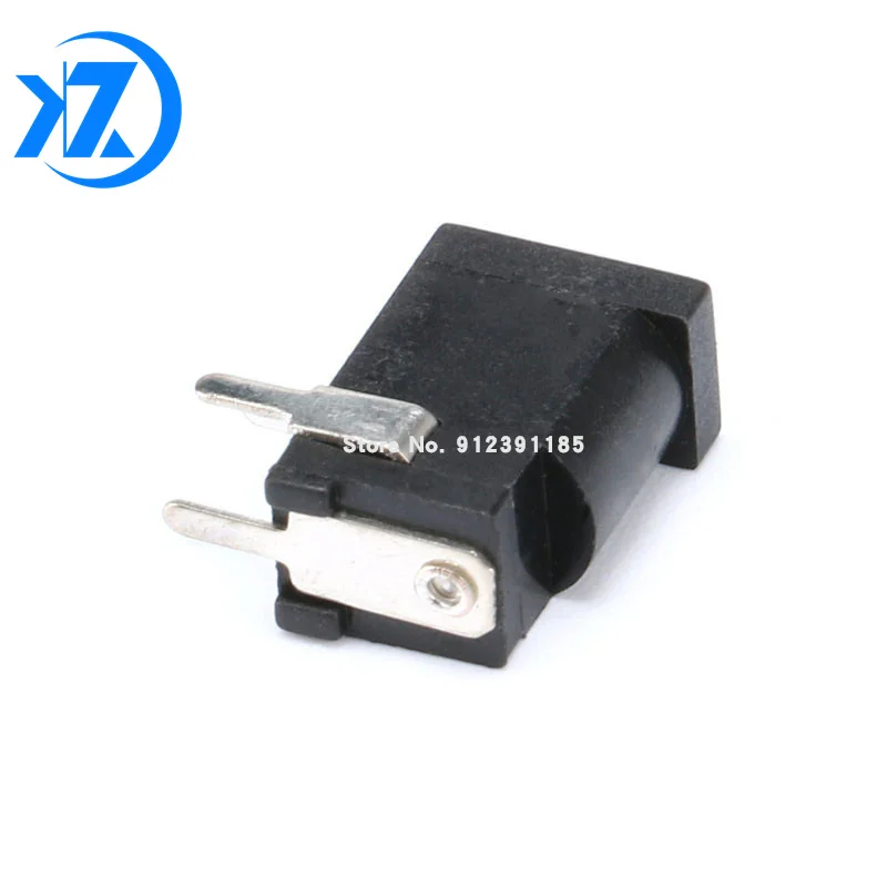 10 pièces offres spéciales haute qualité DC-002 0.3A 50V noir DC prise d'alimentation connecteur DC002 3.5*1.1mm 1.1 prise