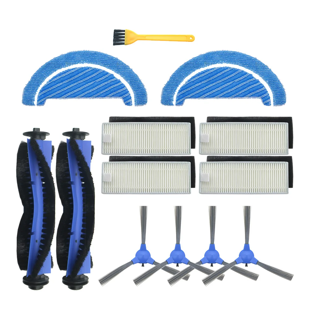 メインブラシサイドブラシモップhepaフィルターcecotecコンガ1790超ロボット掃除機スペアパーツ