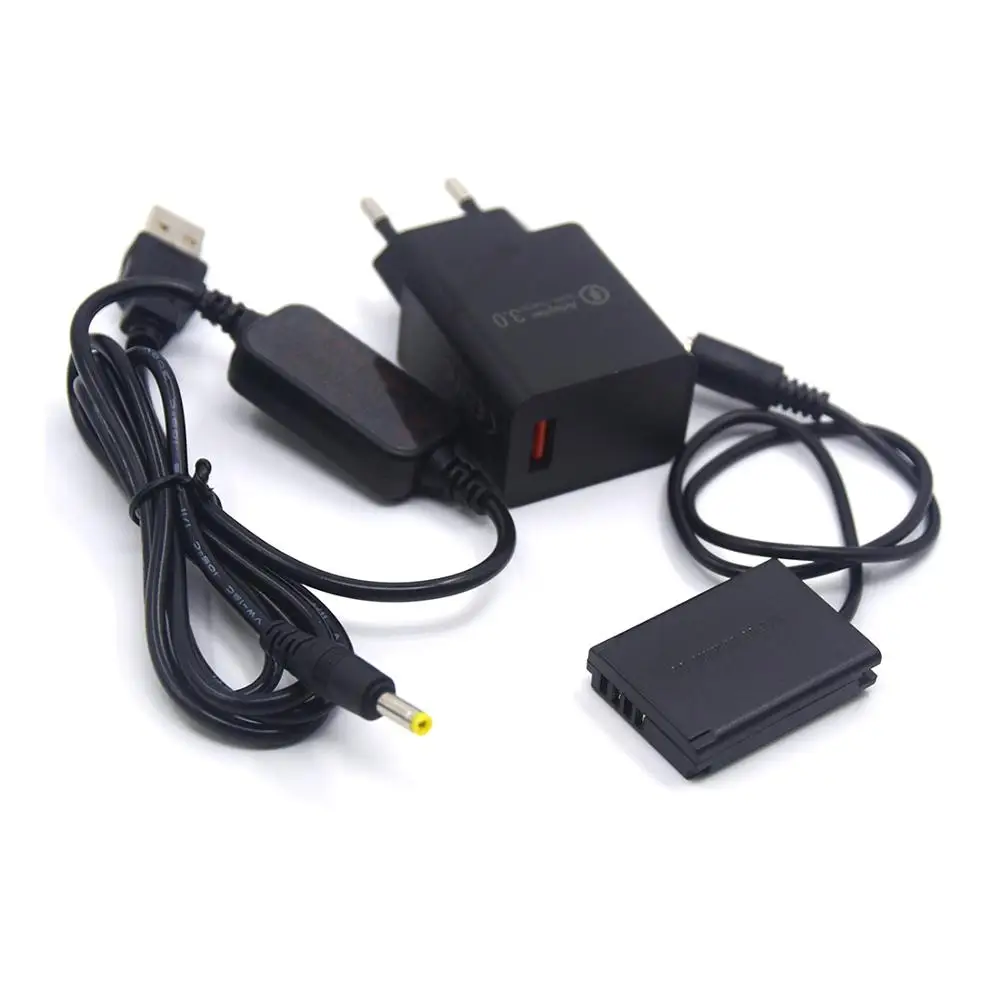 QC3.0 Быстрая зарядка USB кабель питания DR-110 переходник постоянного тока NB-13L фиктивная батарея для Canon PowerShot G5X G7X G9X SX620HS SX720HS